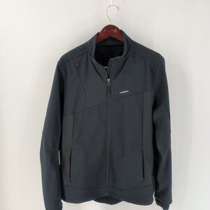 Inbike Long Sleeve Full Zip Windproof Softshell Cycling‎ Jacket Gray Size L